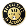 Excellence In Service Pin - 40 Years
